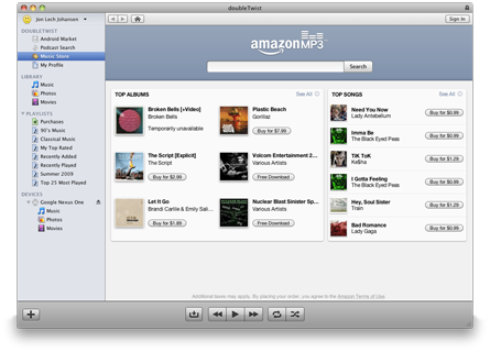 sync doubletwist with itunes