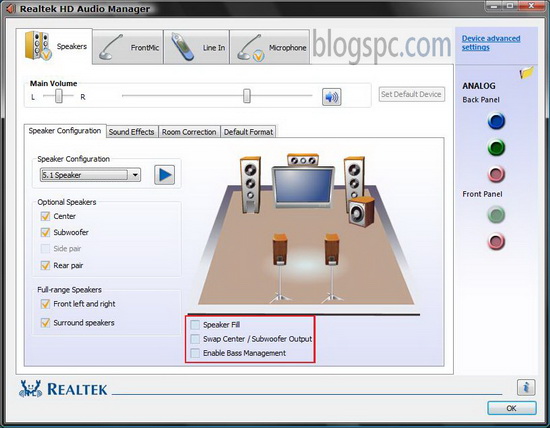 Download : Realtek HD Audio Driver 2.62 for Vista, Windows7 Driver (32bits)