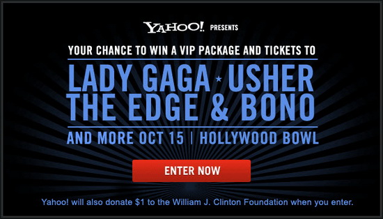 Yahoo Broadcast LadyGaga Concert