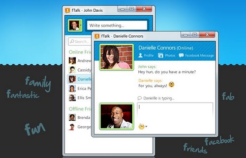 fTalk is a Facebook Chat