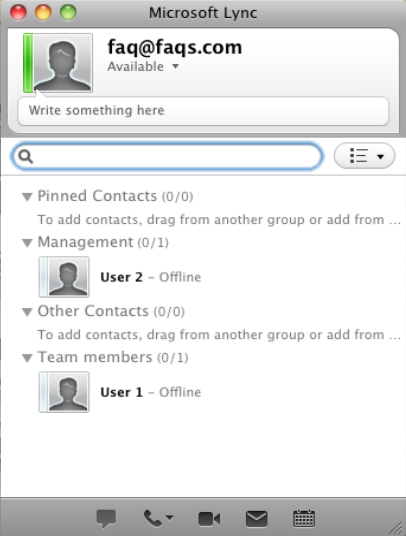 microsoft lync for mac