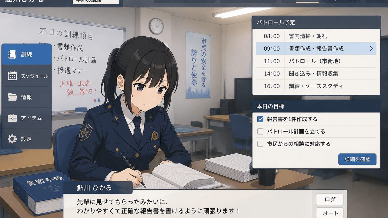 极道无赖EX 女警鮎川光 实机画面 场景图 3